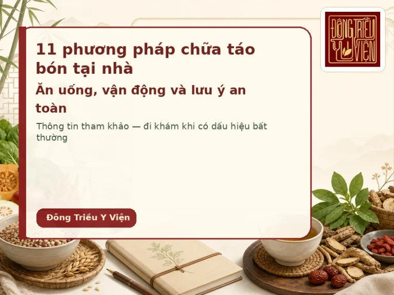 Ảnh đại diện 11 phương pháp chữa táo bón tại nhà với chất xơ, nước và vận động an toàn