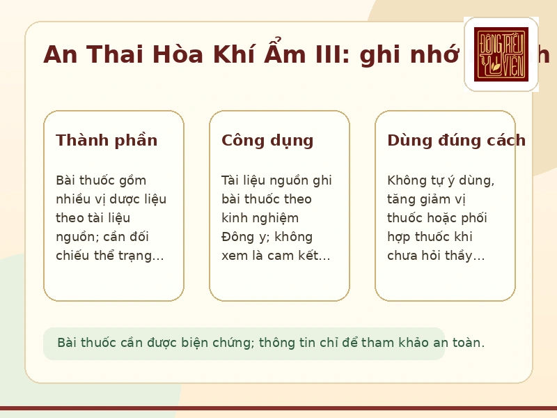Infographic An Thai Hòa Khí Ẩm III