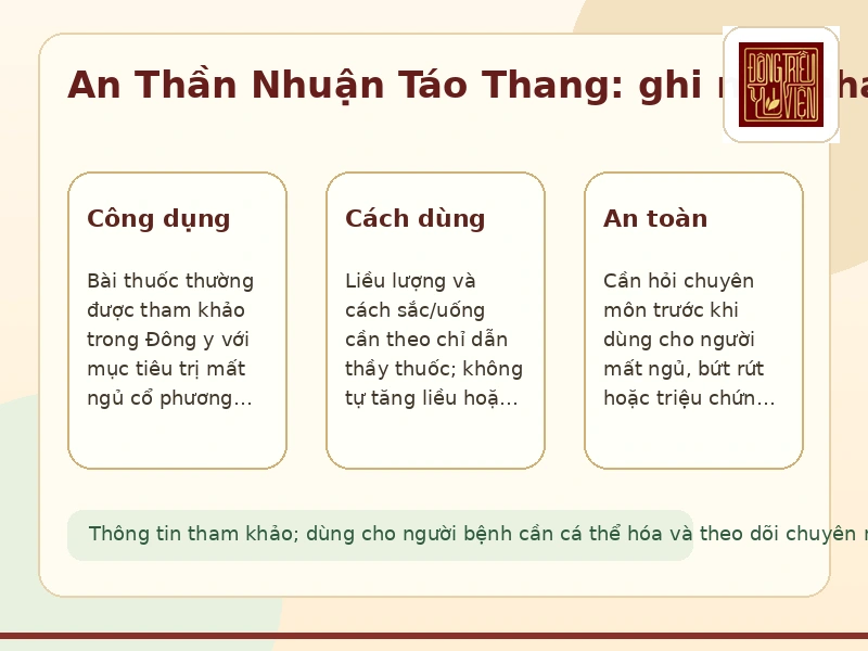 Infographic An Thần Nhuận Táo Thang