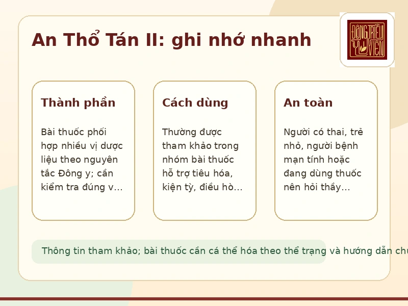 Infographic An Thổ Tán II