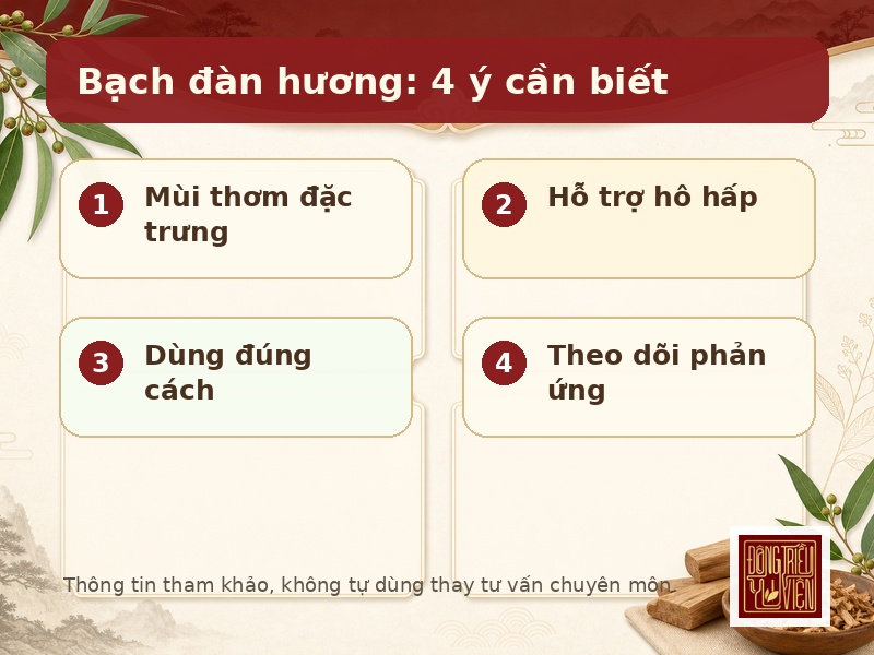 Bạch đàn hương: 4 ý cần biết