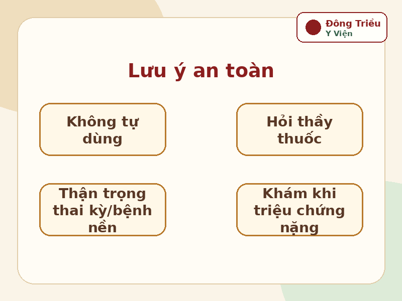 Bài thuốc Ất tự thang: công dụng, thành phần và lưu ý - lưu ý an toàn