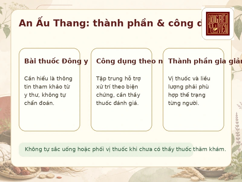 Infographic An Ấu Thang: thành phần và công dụng tham khảo