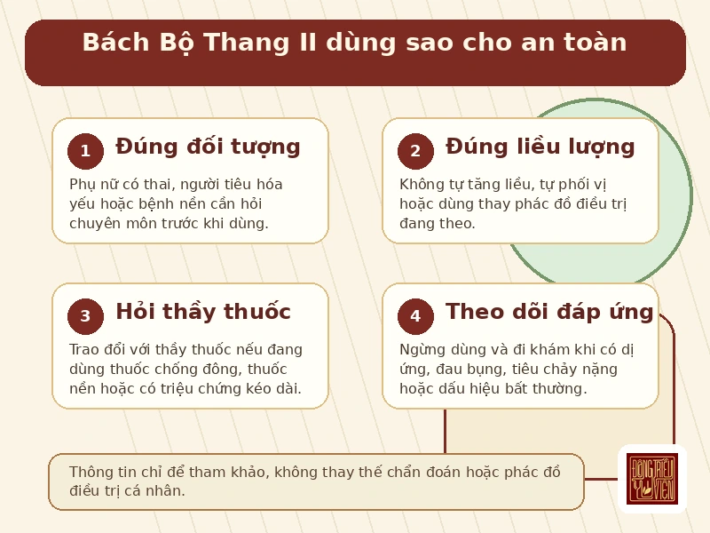 Infographic Bách Bộ Thang II: lưu ý an toàn khi sử dụng