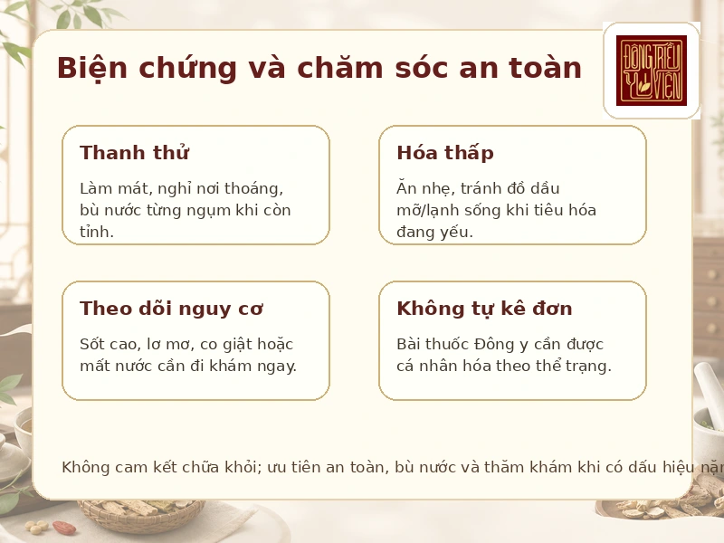 Infographic biện chứng và chăm sóc trúng thử – thử thấp