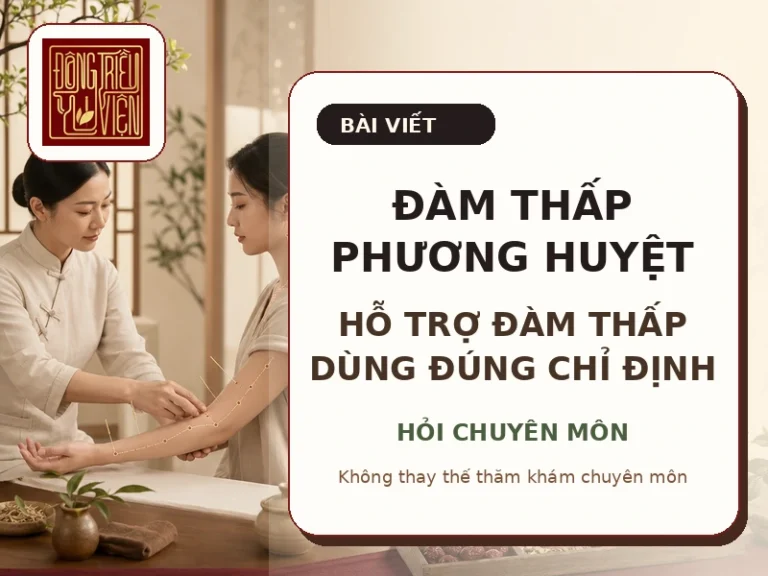 4 phương huyệt trừ đàm trong châm cứu và lưu ý an toàn