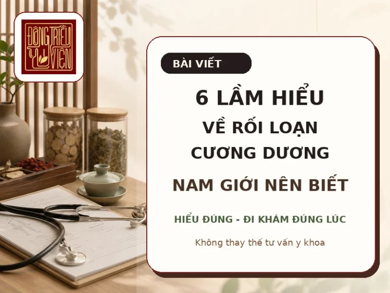 6 lầm hiểu về rối loạn cương dương nam giới nên biết