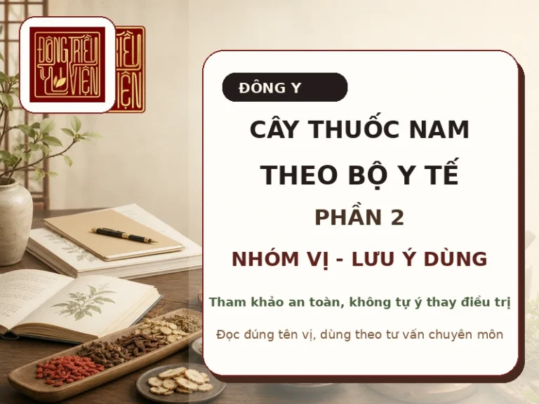 Cây thuốc nam theo Bộ Y tế phần 2: nhóm vị và lưu ý dùng