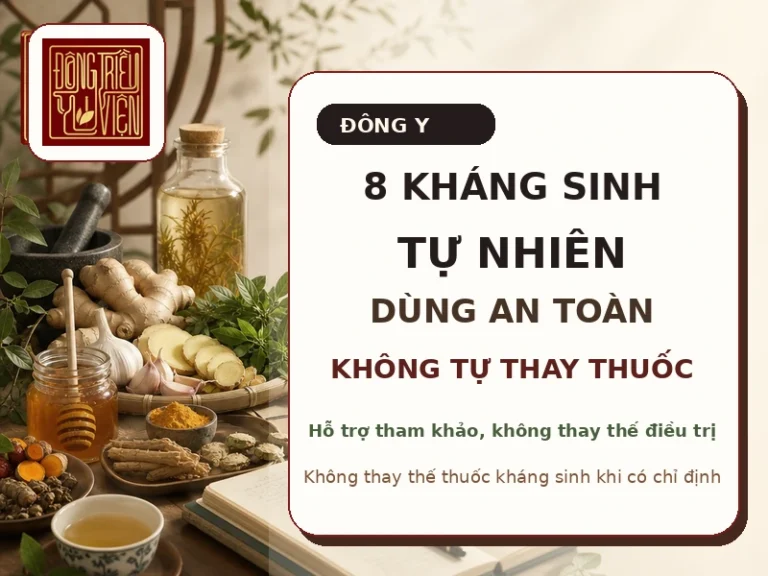 8 loại kháng sinh tự nhiên thường gặp và cách dùng an toàn