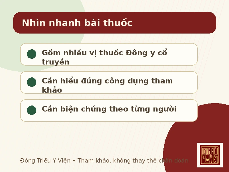 Thành phần và lưu ý khi tham khảo Bạch Thất Tán