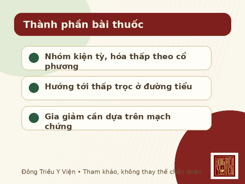 Thành phần và phép trị của Bạch Trọc Thang