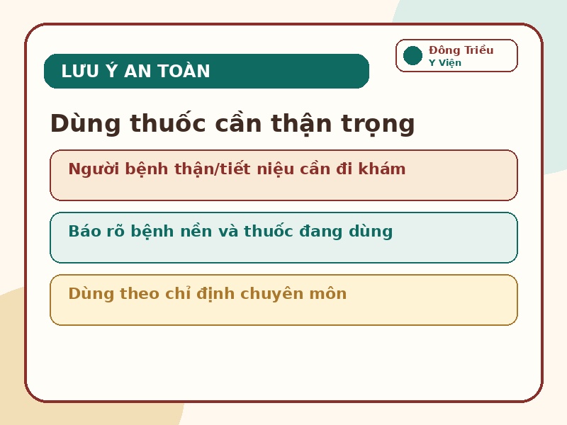 Infographic lưu ý an toàn khi tham khảo Bạch truật Tán XI