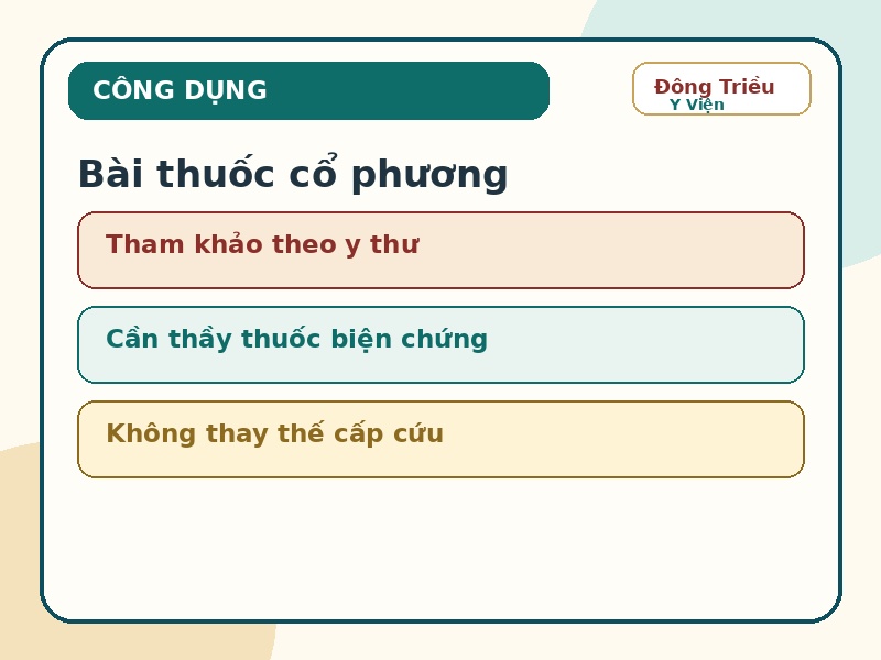 Infographic công dụng tham khảo của Bạch truật Thang IV theo y thư