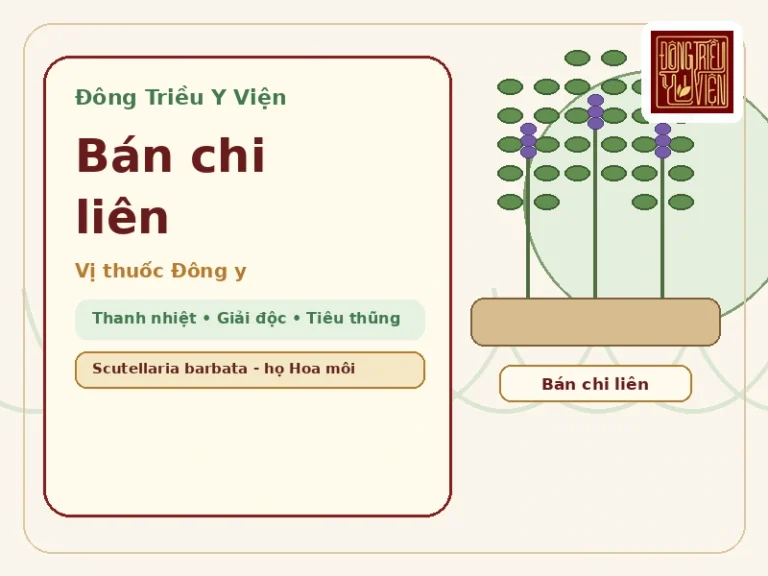 Bán chi liên: công dụng, cách dùng và lưu ý an toàn trong Đông y