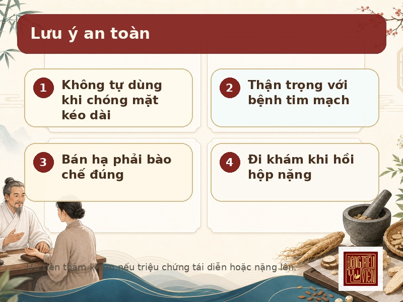 Infographic lưu ý an toàn khi tìm hiểu Bán hạ Bạch truật Thiên Ma Thang I 2