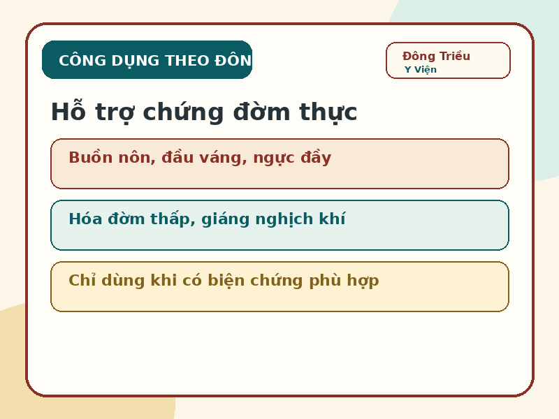 Infographic công dụng bài thuốc Bán hạ Hóa Đờm Hoàn theo Đông y