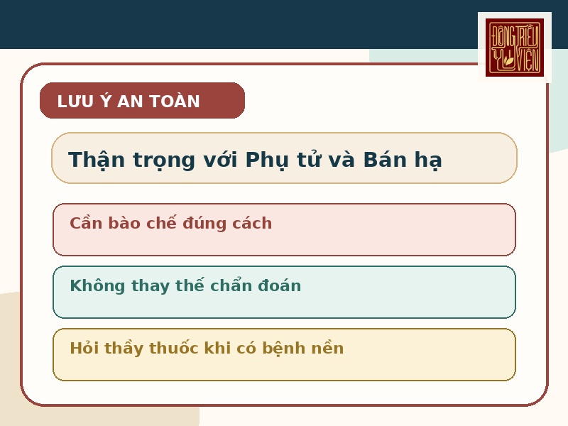 Infographic lưu ý an toàn khi tham khảo Bán hạ Thang VIII 2