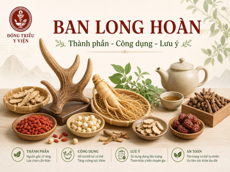Ban long hoàn - thành phần, công dụng và lưu ý khi dùng - Đông Triều Y Viện