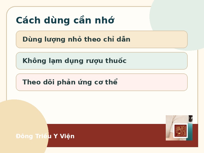 Infographic cách dùng Bạch truật Vân Tửu