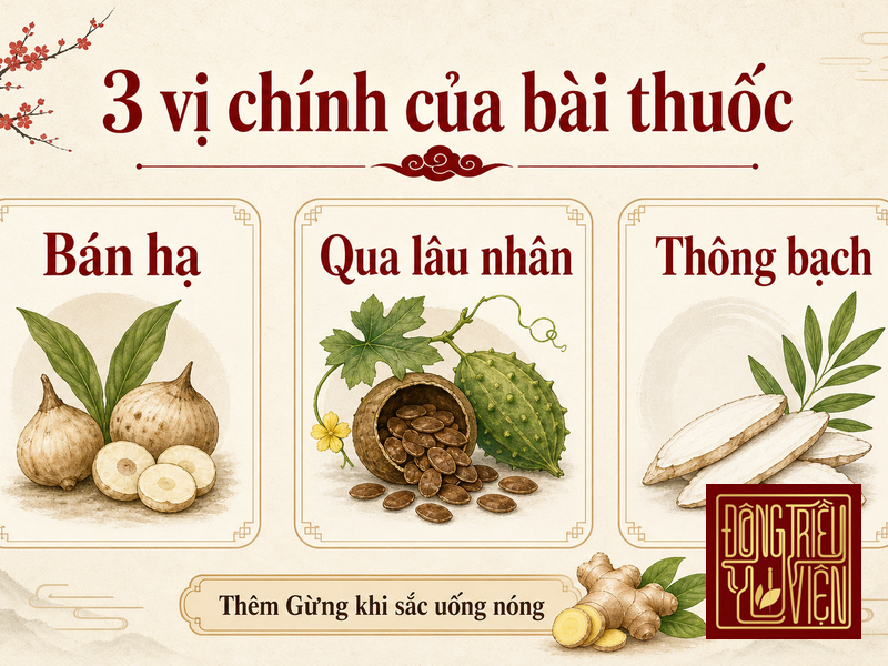 Infographic 3 vị chính của bài thuốc Bán hạ Thang VIII 5