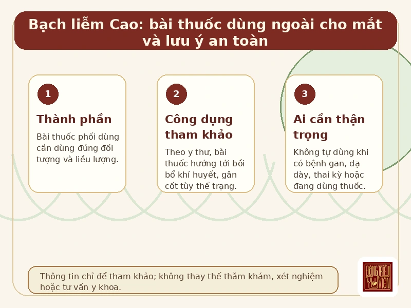 Infographic Bách Khái Linh: công dụng và lưu ý an toàn